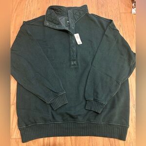 Aerie NWT Oh snap pullover in green size small